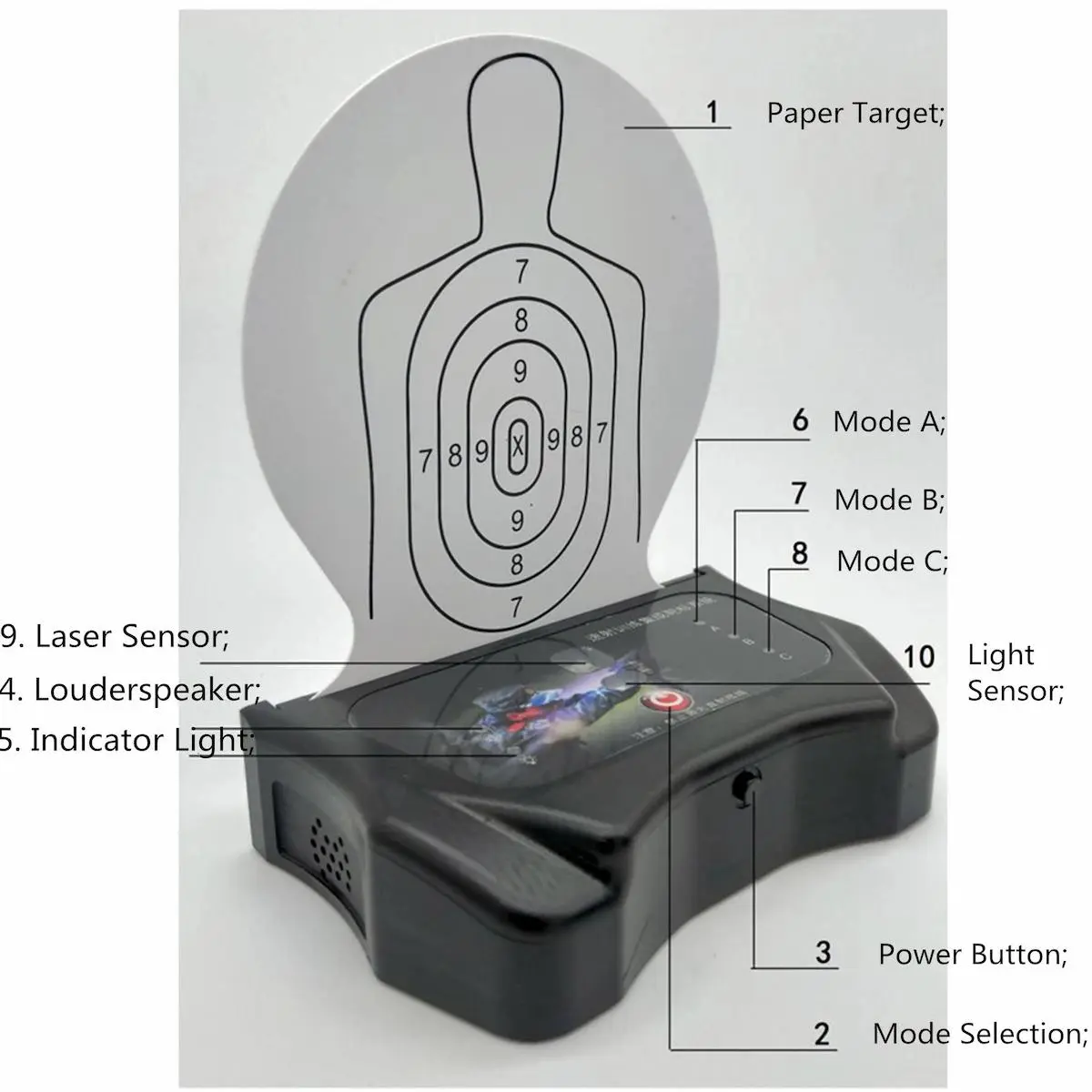 dry fire training laser target