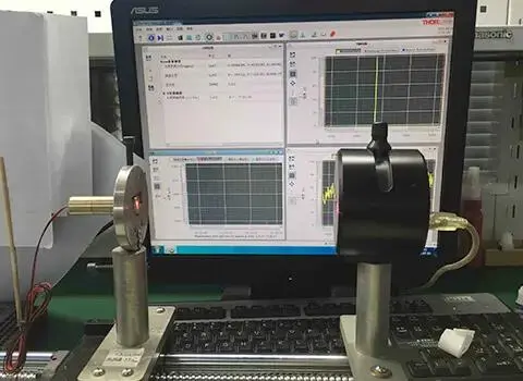 aiming laser beam inspection equipment